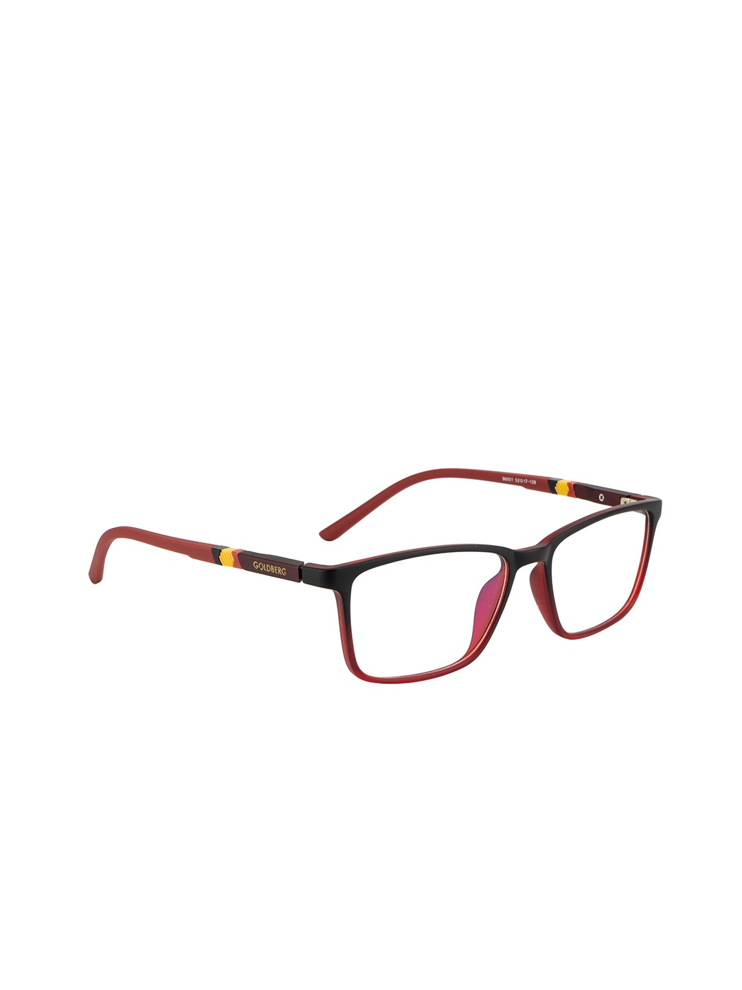 

Gold Berg Unisex Full Rim Wayfarer Frames, Black