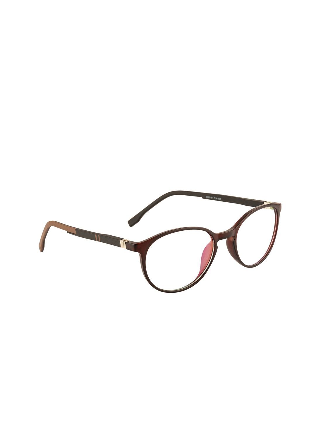 

Gold Berg Unisex Full Rim Round Frames, Brown