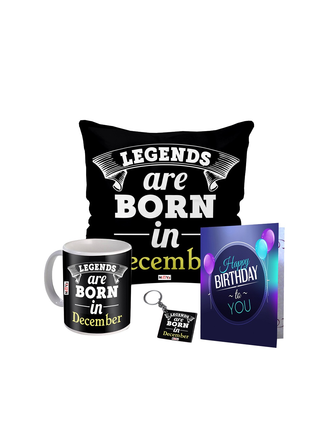 

ME & YOU Black & White 4 Pieces Printed Home Gift Sets