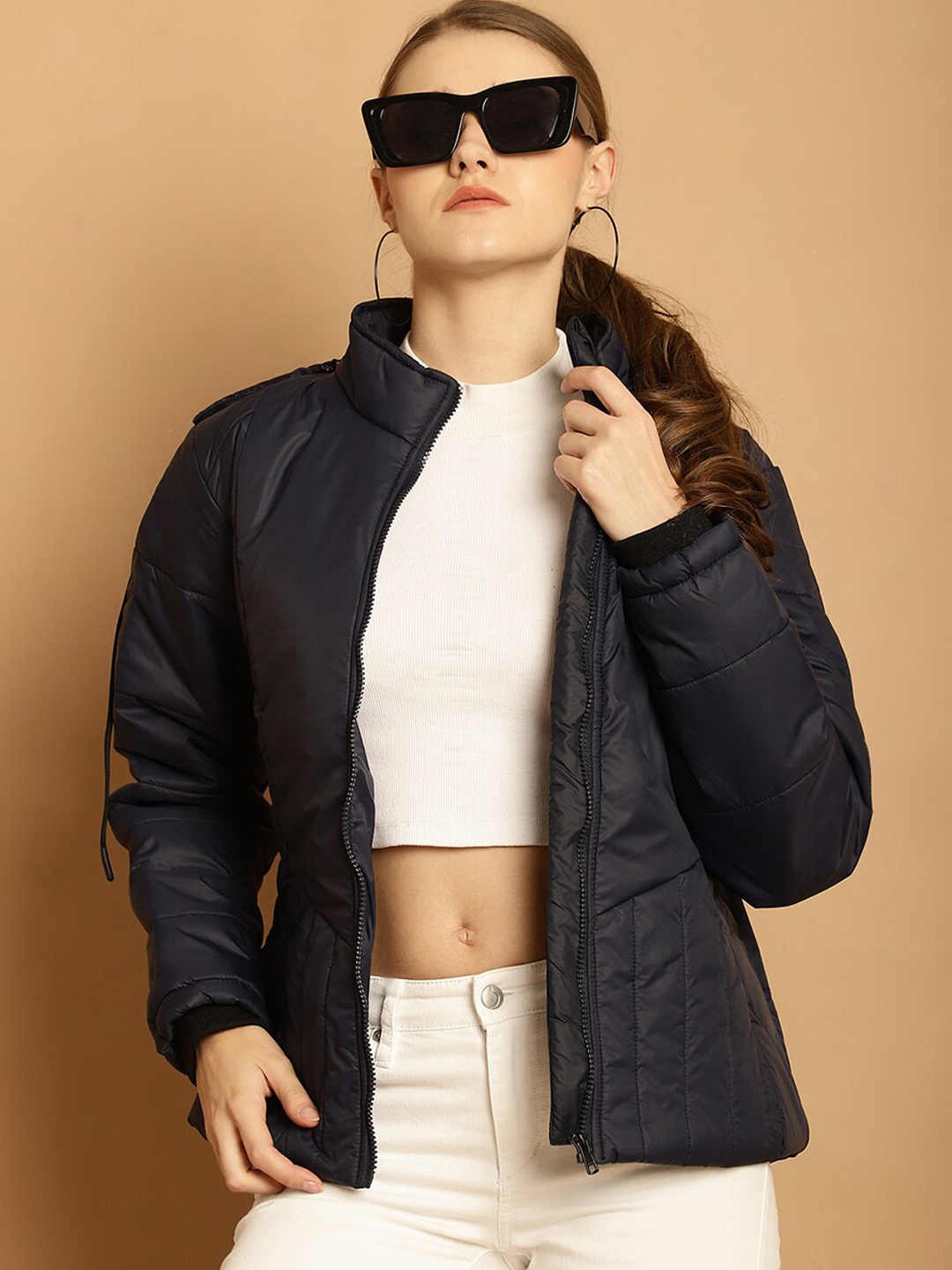 

WELL QUALITY Hooded Lightweight Dri-FIT Puffer Jacket, Black