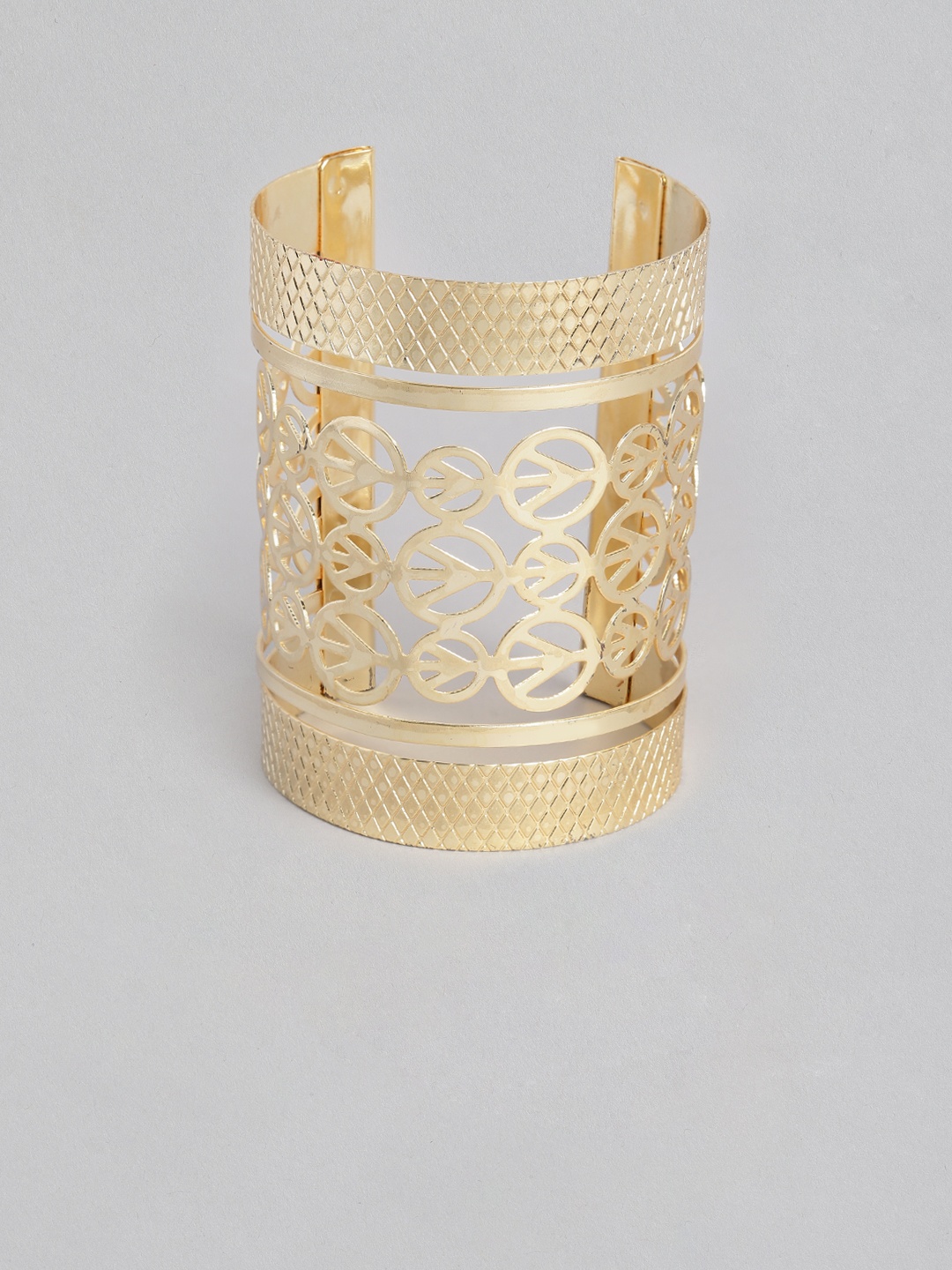 

DressBerry Women Gold-Plated Cuff Bracelet