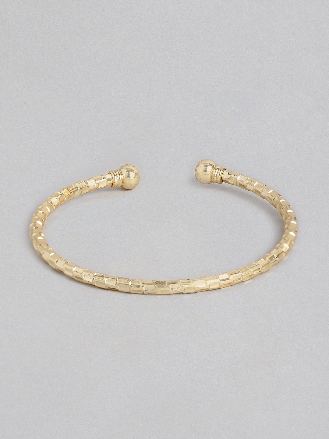

DressBerry Women Gold-Plated Kada Bracelet