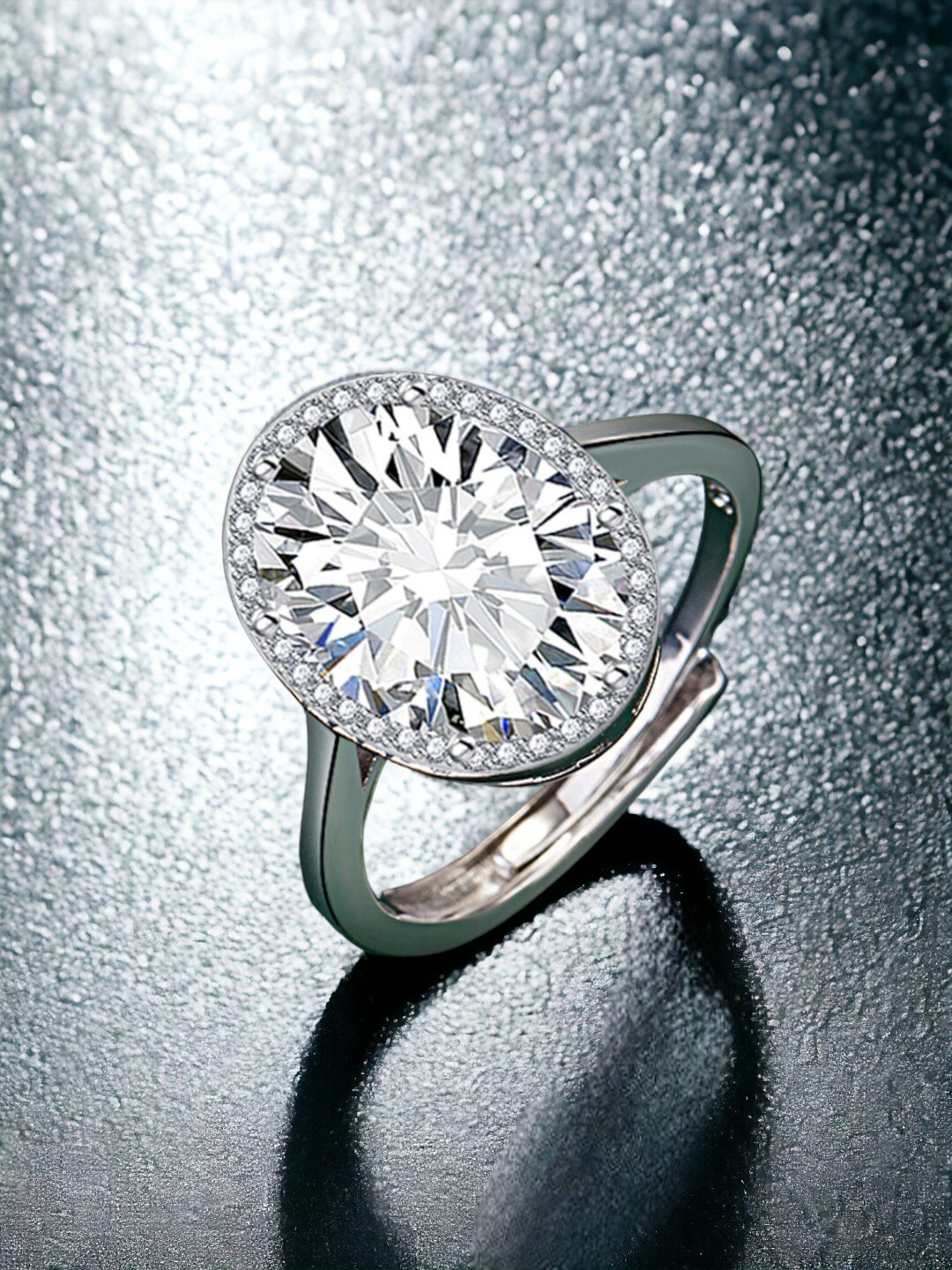 

Designs & You Silver Plated Adjustable Finger Ring