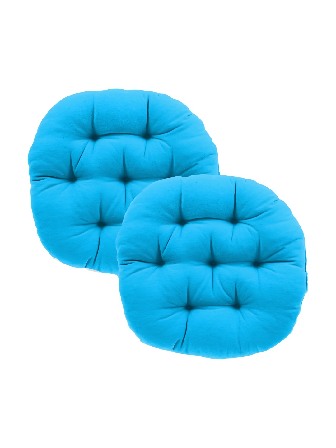 

DADDY COOL 2 Pieces Round Chair Cushion, Turquoise blue