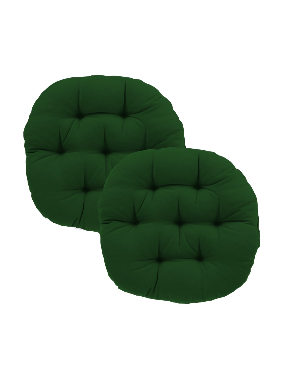 

DADDY COOL 2 Pieces Dark Green Round Chair Cushion