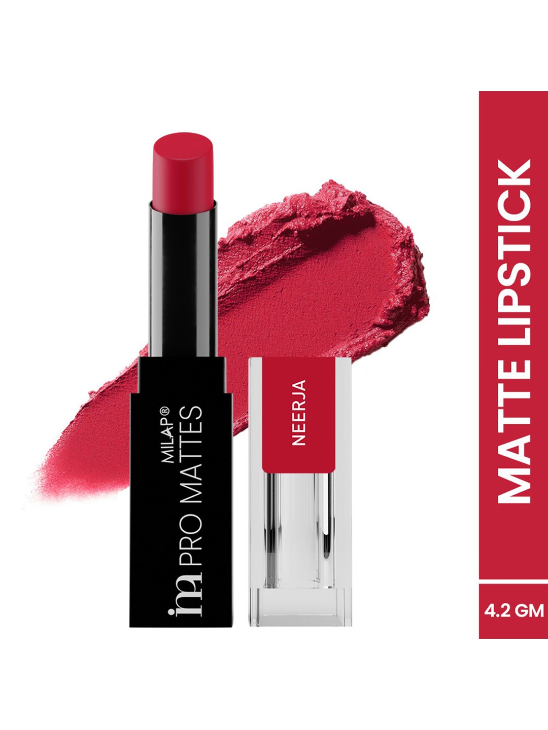 

MILAP Pro Mattes Weightless Lipstick - 4.2g - Neerja, Brown