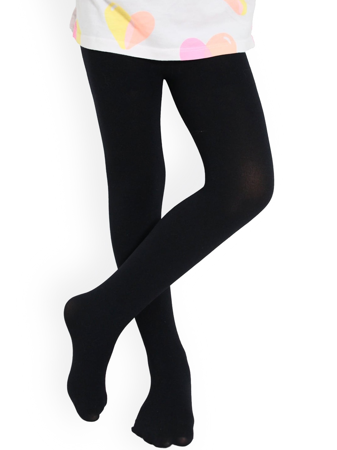 

BAESD Girls Footed Dance Stockings, Black