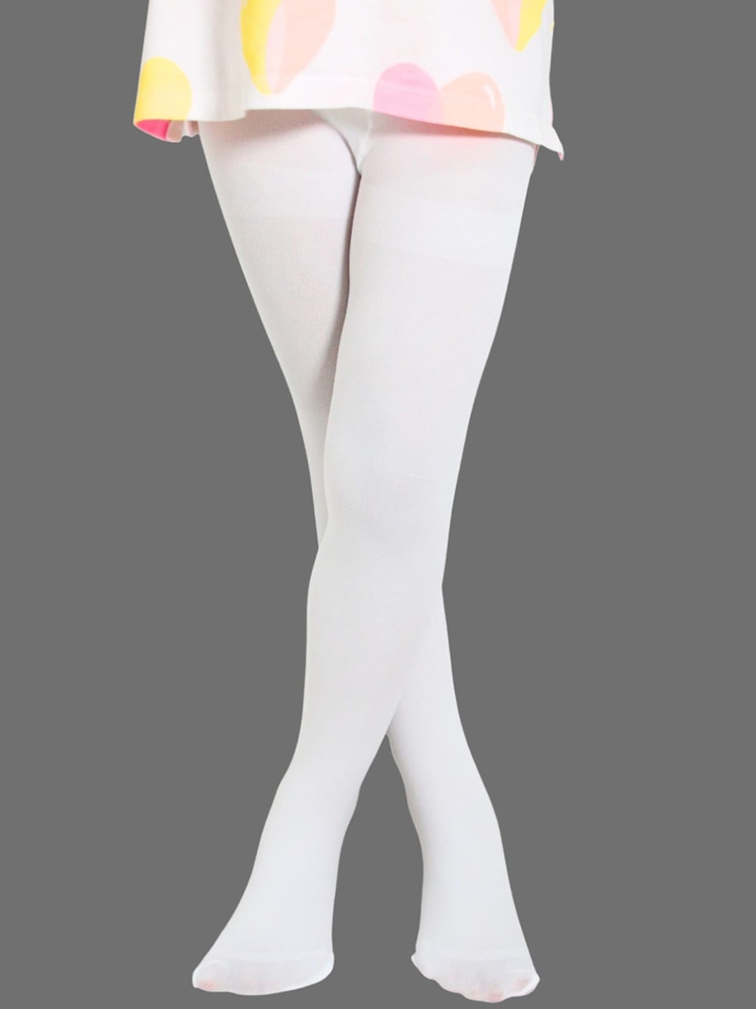 

BAESD Girls Footed Dance Stockings, White