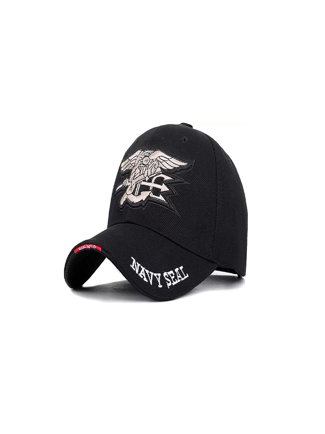 

DALUCI Unisex Printed Cotton Baseball Cap, Black