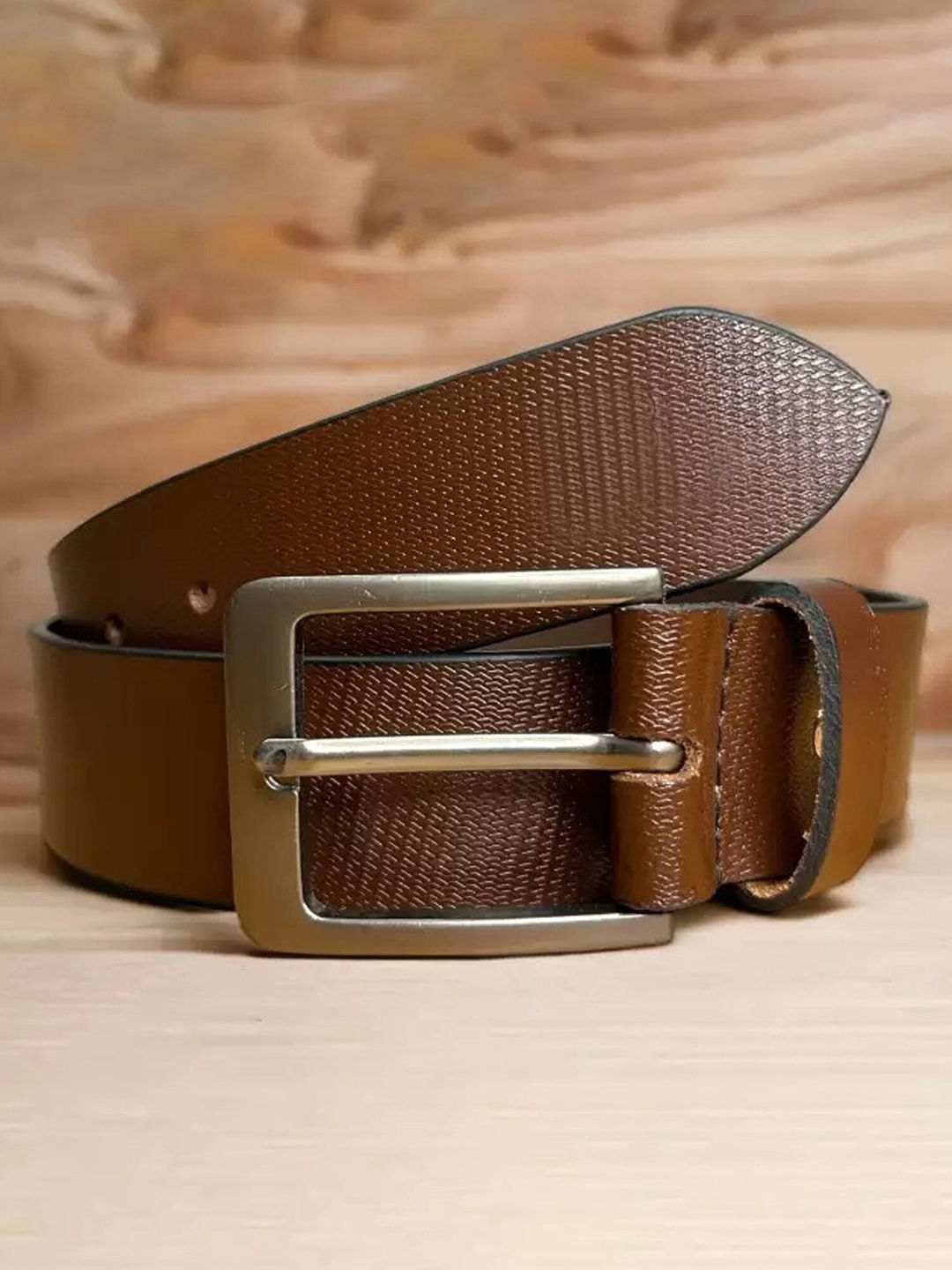 

Provogue Textured Leather Belt, Brown