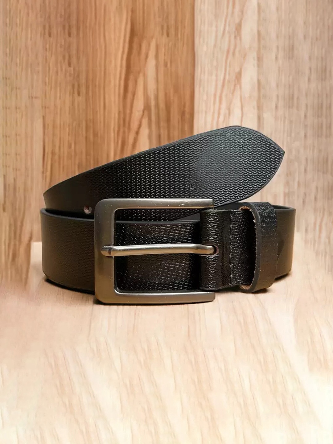 

Provogue Textured Leather Belt, Black