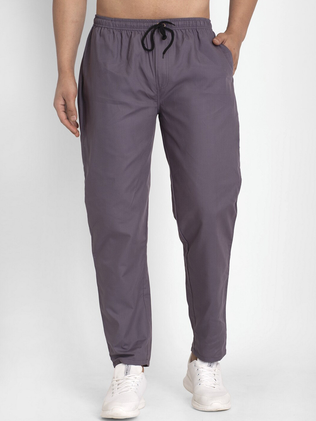 

JAINISH Men Pure Cotton Track Pants, Grey