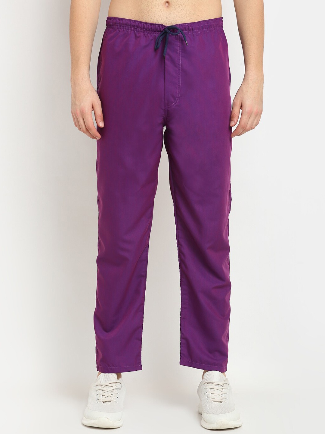 

JAINISH Men Pure Cotton Track Pants, Purple