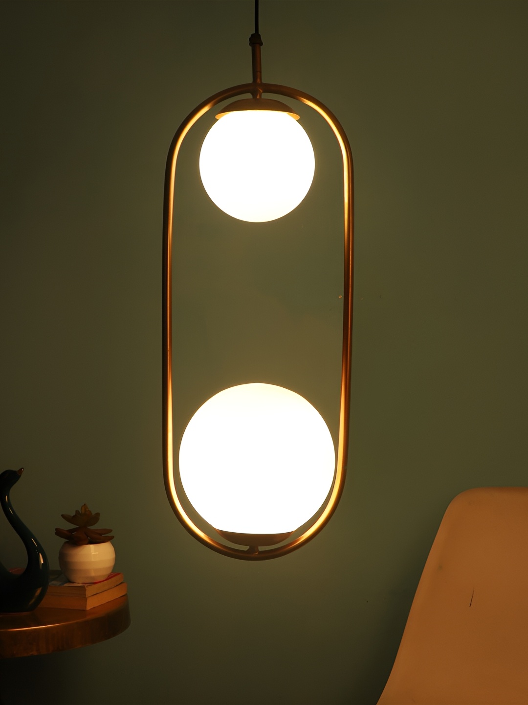 

ELIANTE Gold Toned Iron Contemporary Ceiling Lamp