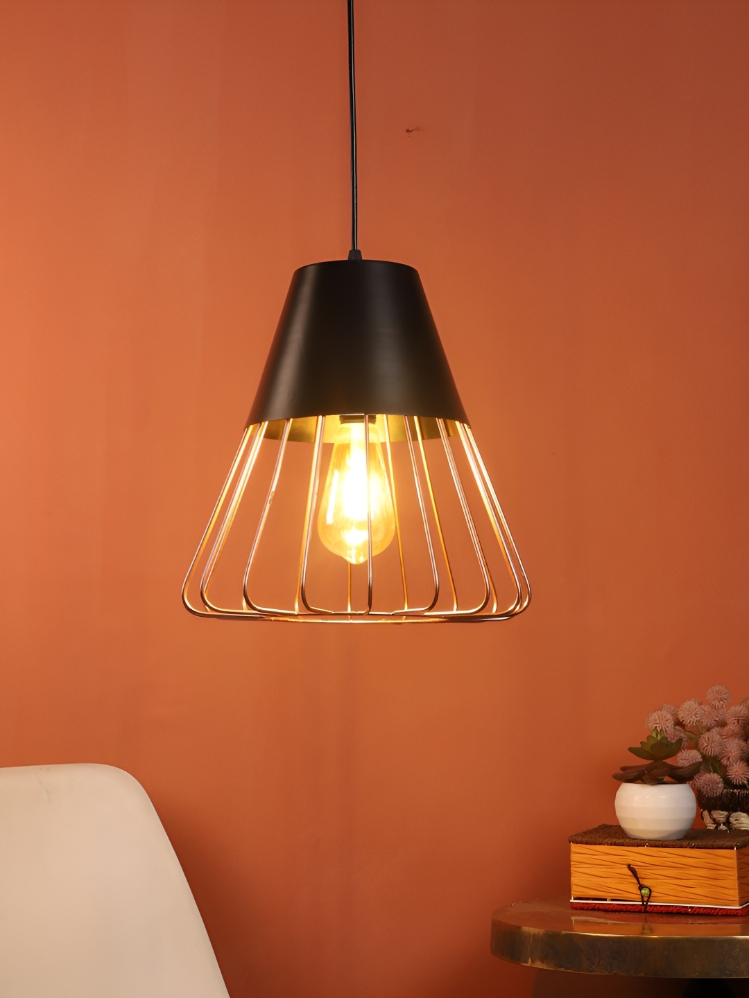 

ELIANTE Black Iron Contemporary Ceiling Lamp
