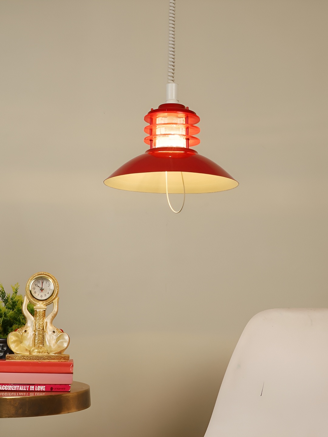 

ELIANTE Red Iron Contemporary Ceiling Lamp