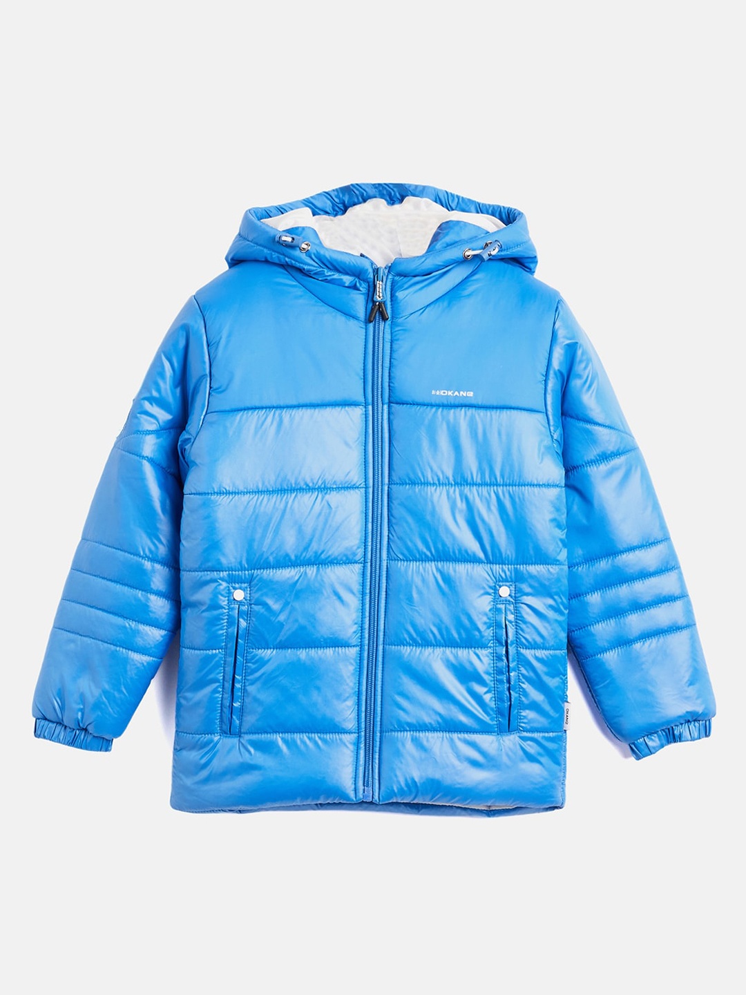 

Okane Boys Lightweight Hooded Padded Jacket, Blue
