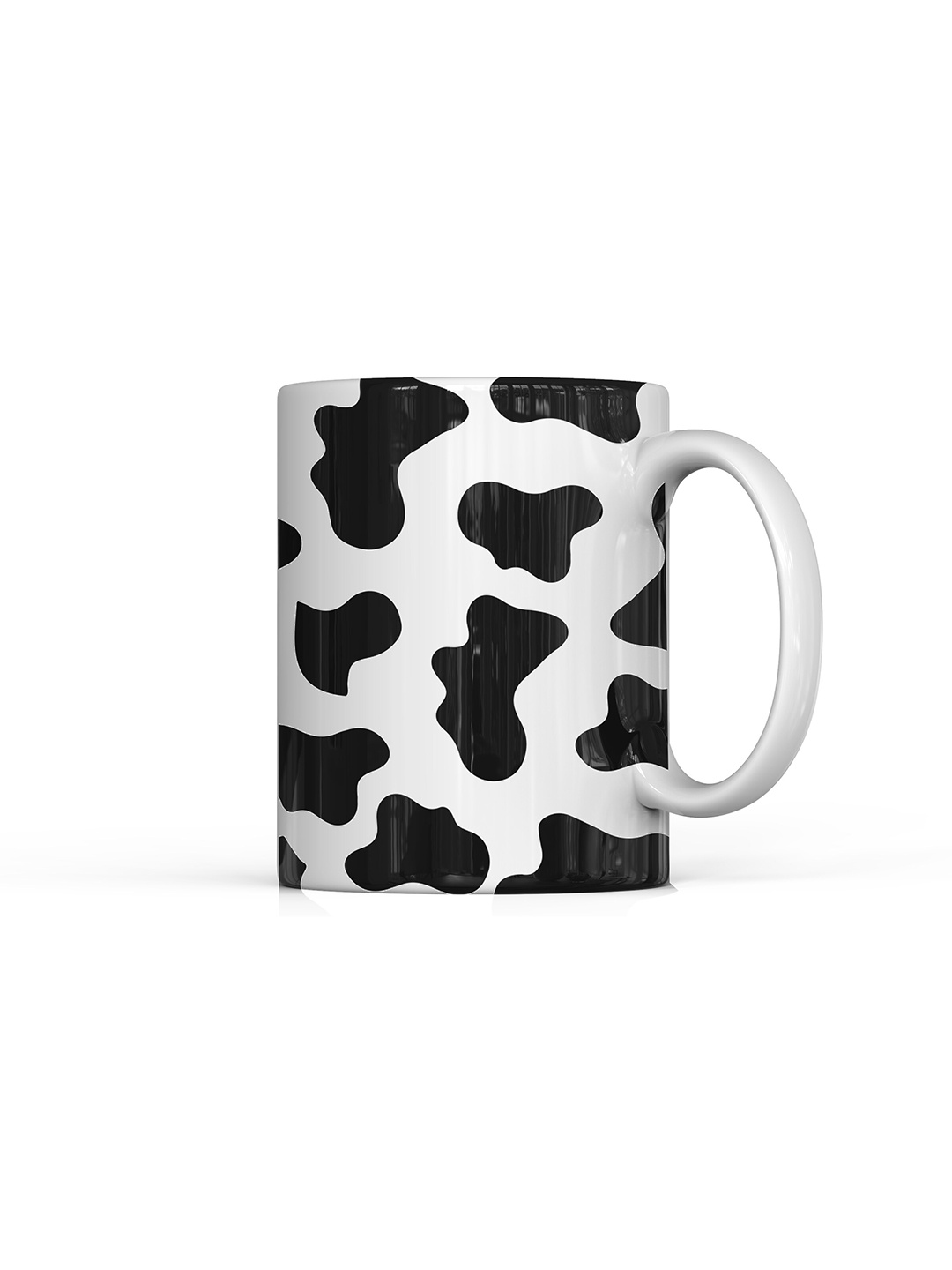 

Home Decor Expert White & Black Printed Ceramic Glossy Mugs 300ml