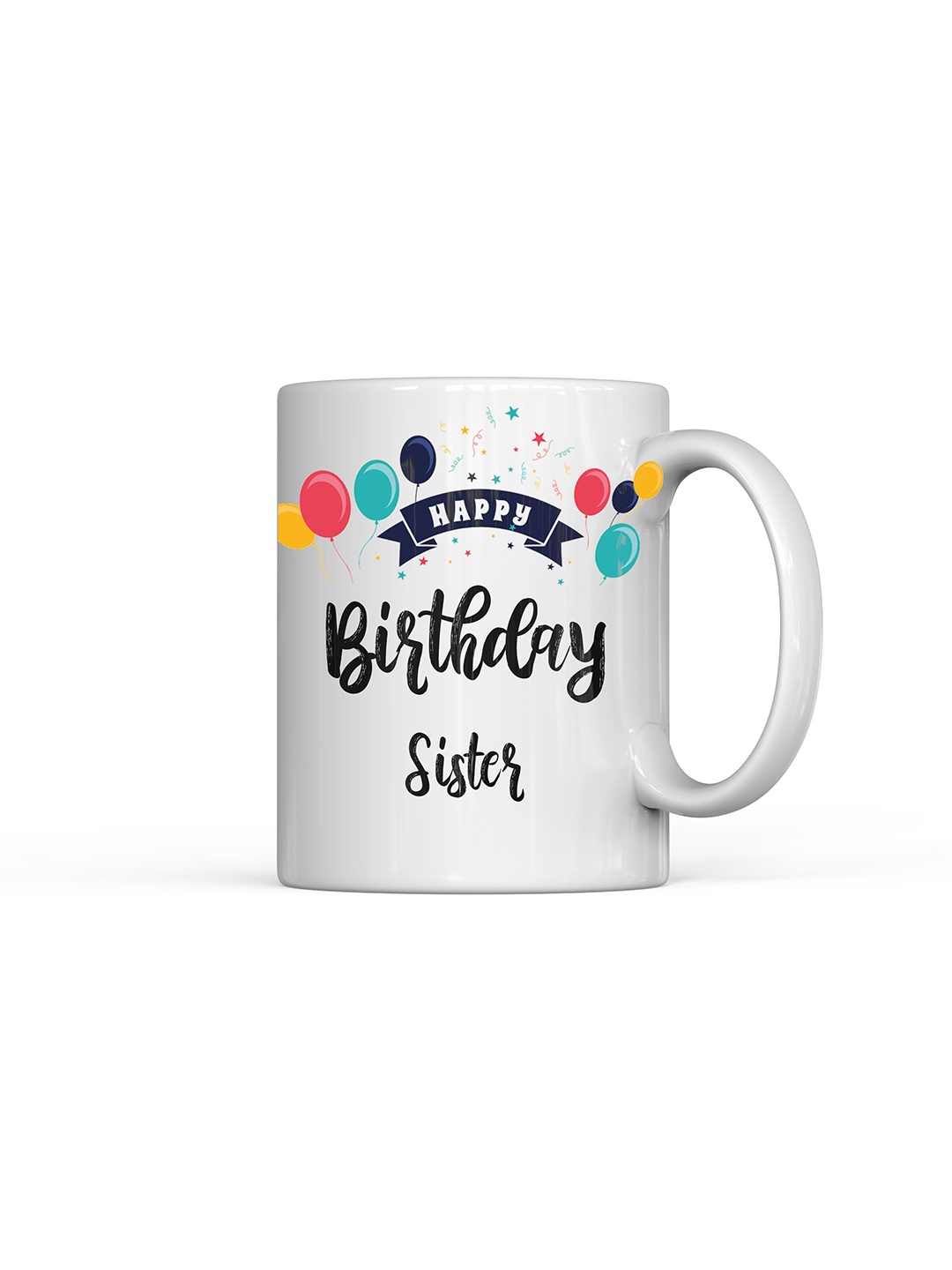 

Home Decor Expert White & Black Text or Slogans Printed Ceramic Glossy Mugs 300ml