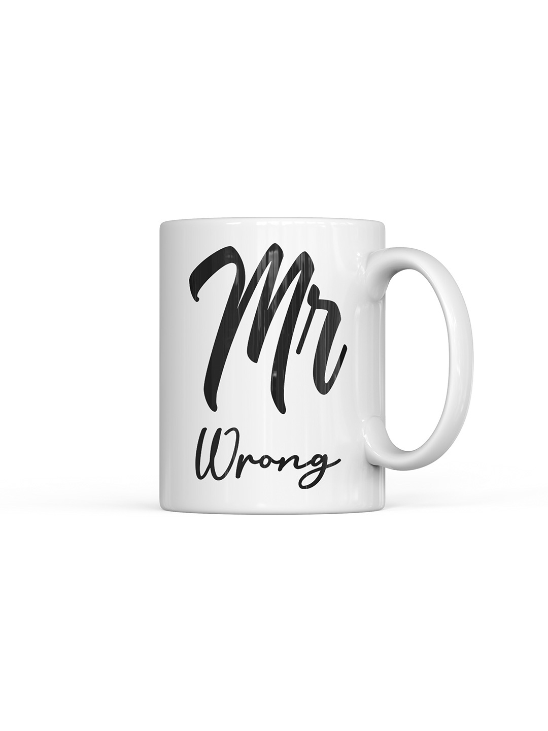 

Home Decor Expert White & Black 2 Pcs Printed Ceramic Glossy Mugs 300ml