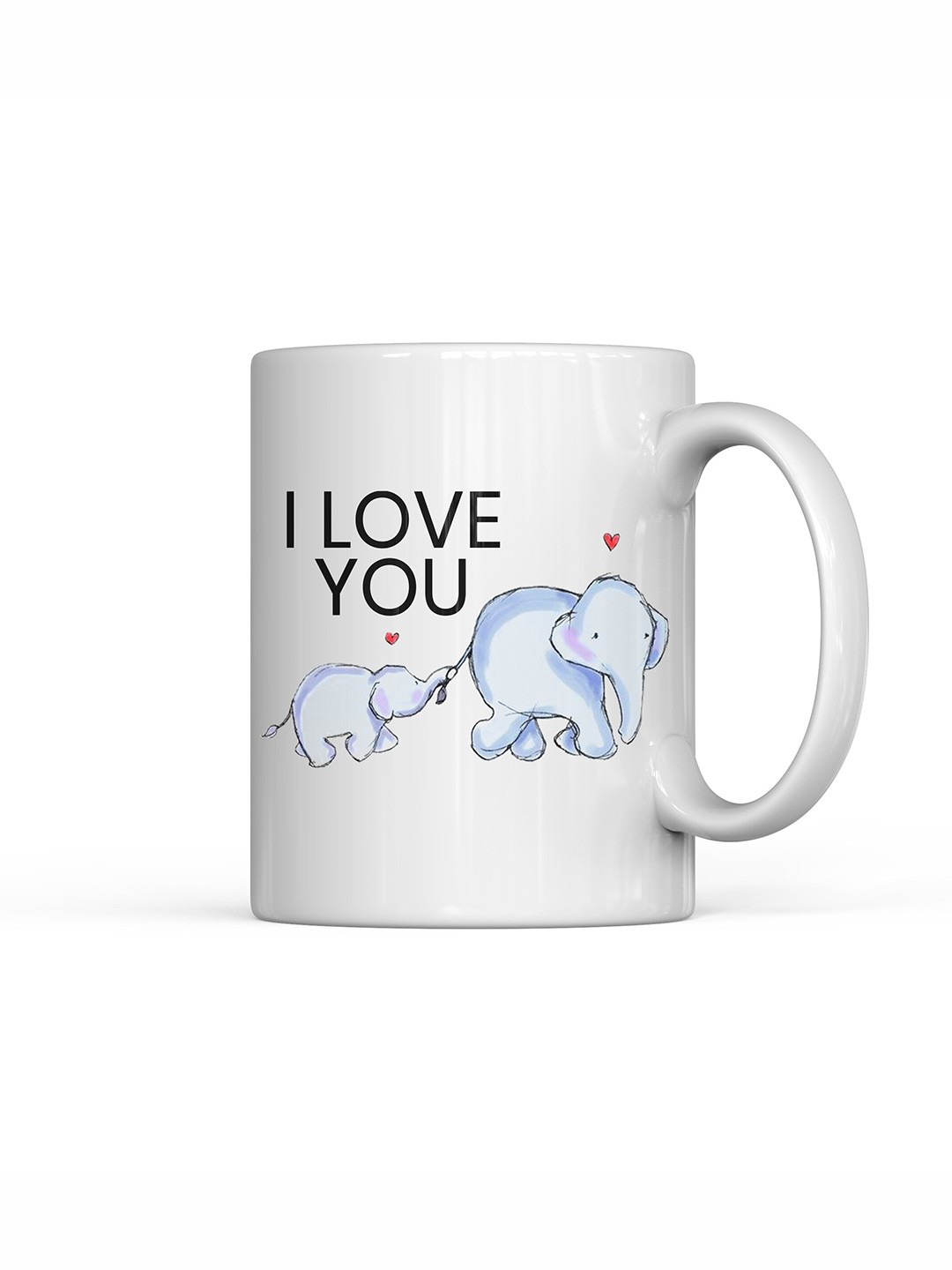 

Home Decor Expert White & Black Printed Ceramic Glossy Mug 300 ml