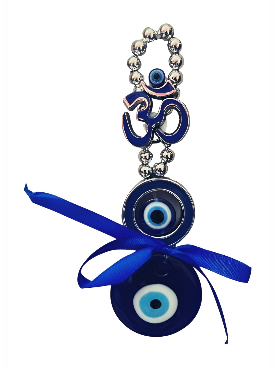 

RIPE INDIA Blue Evil Eye Glass Wall Hanging