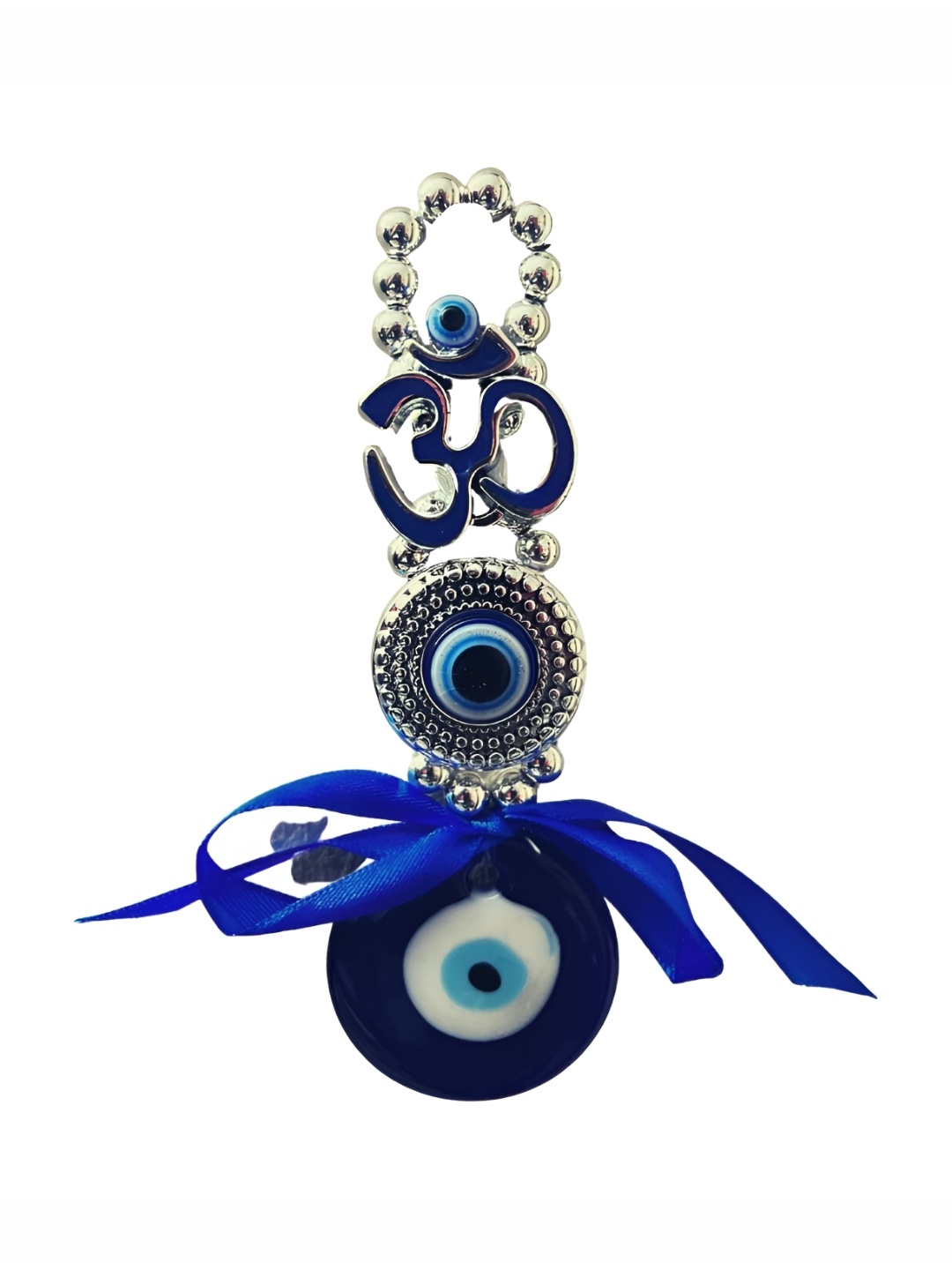 

RIPE INDIA Blue Evil Eye OM Hanging Wall Decor