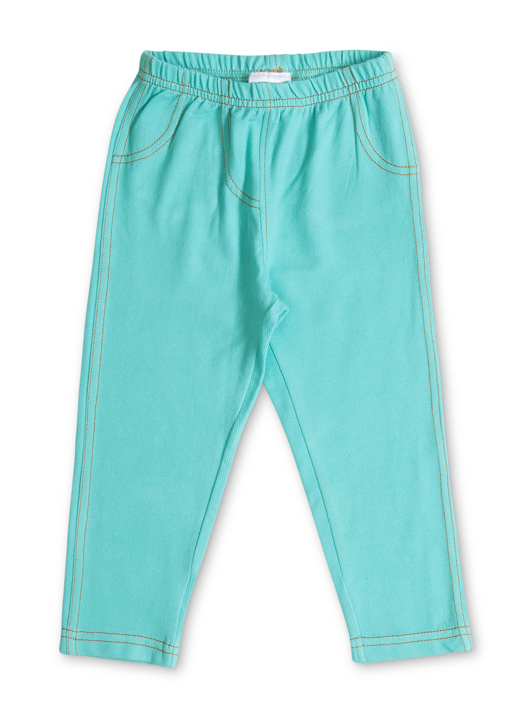 

JusCubs Girls Mid Rise Skinny Fit Jeggings, Turquoise blue