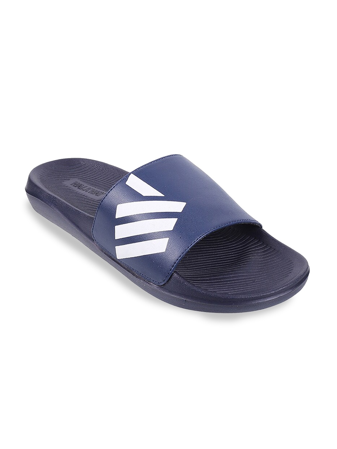 

WALKWAY by Metro Men Printed Open Toe Sliders, Blue