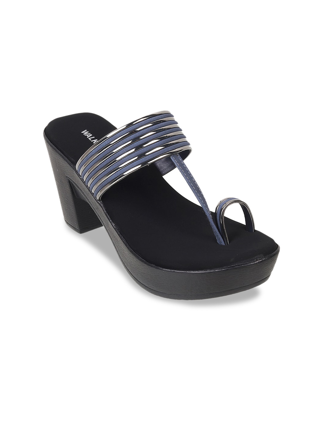 

WALKWAY by Metro One Toe Platform Heels, Blue