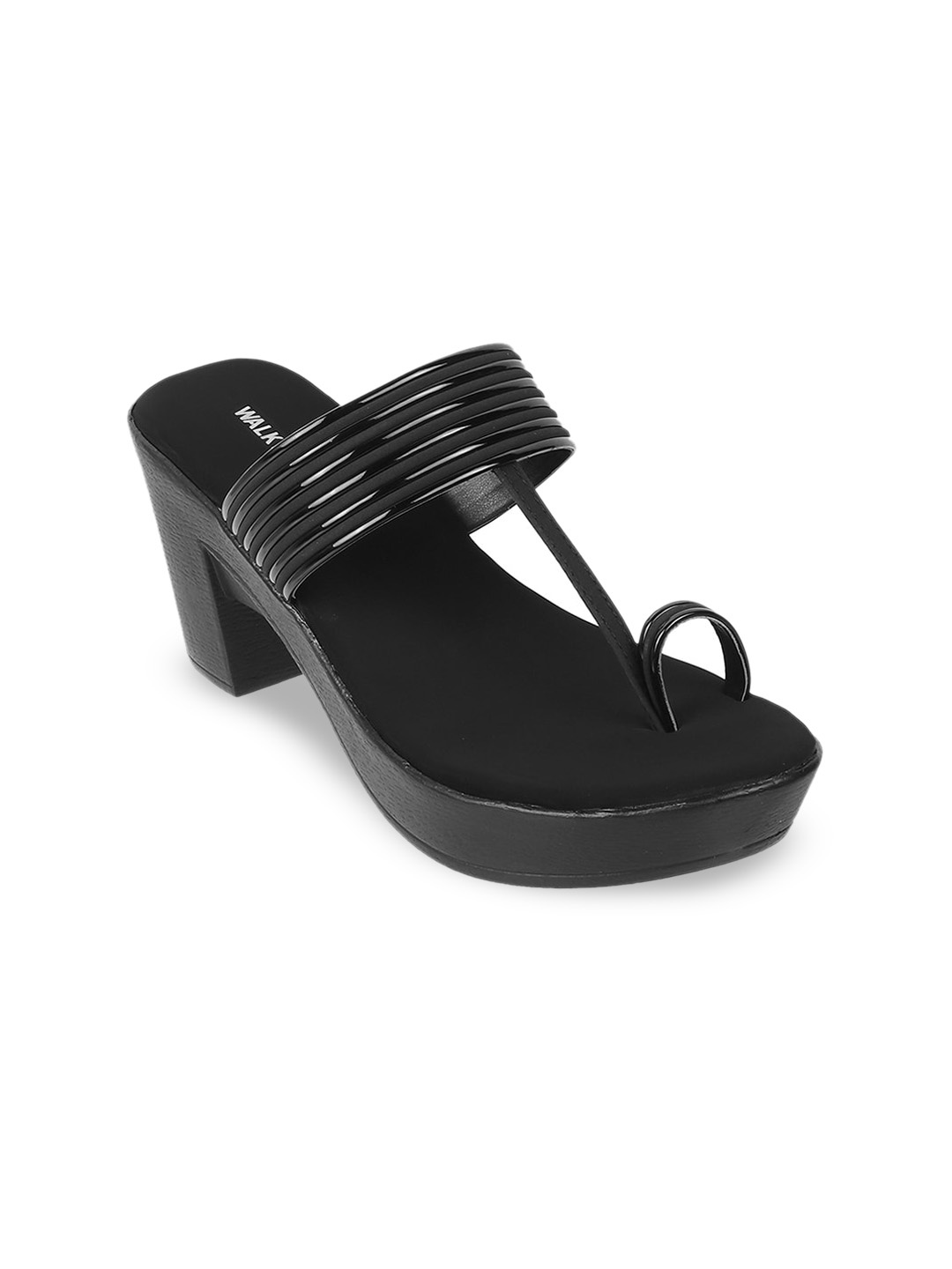 

WALKWAY by Metro One Toe Platform Heels, Black