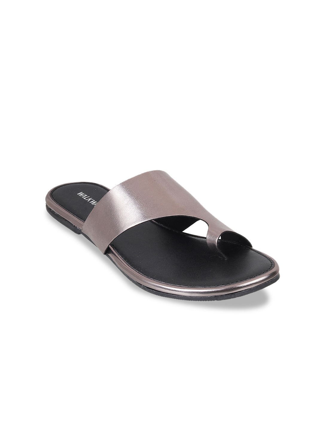 

WALKWAY by Metro Textured One Toe Flats, Grey