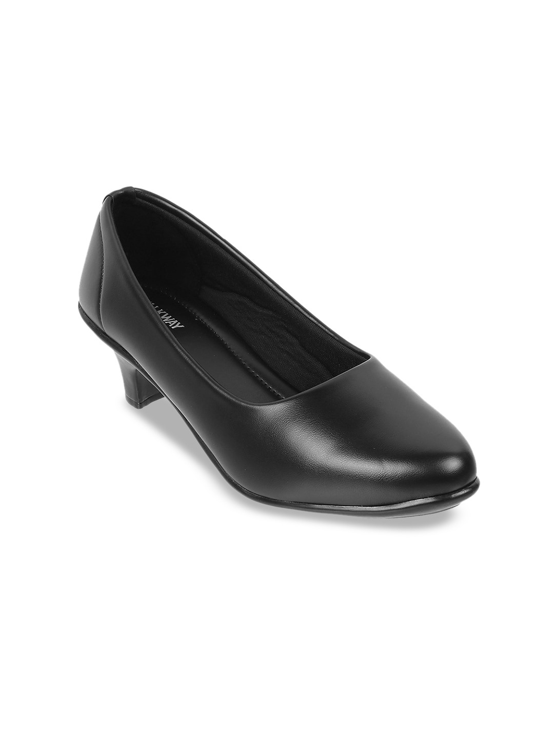 

WALKWAY by Metro Pointed Toe Work Kitten Pumps, Black