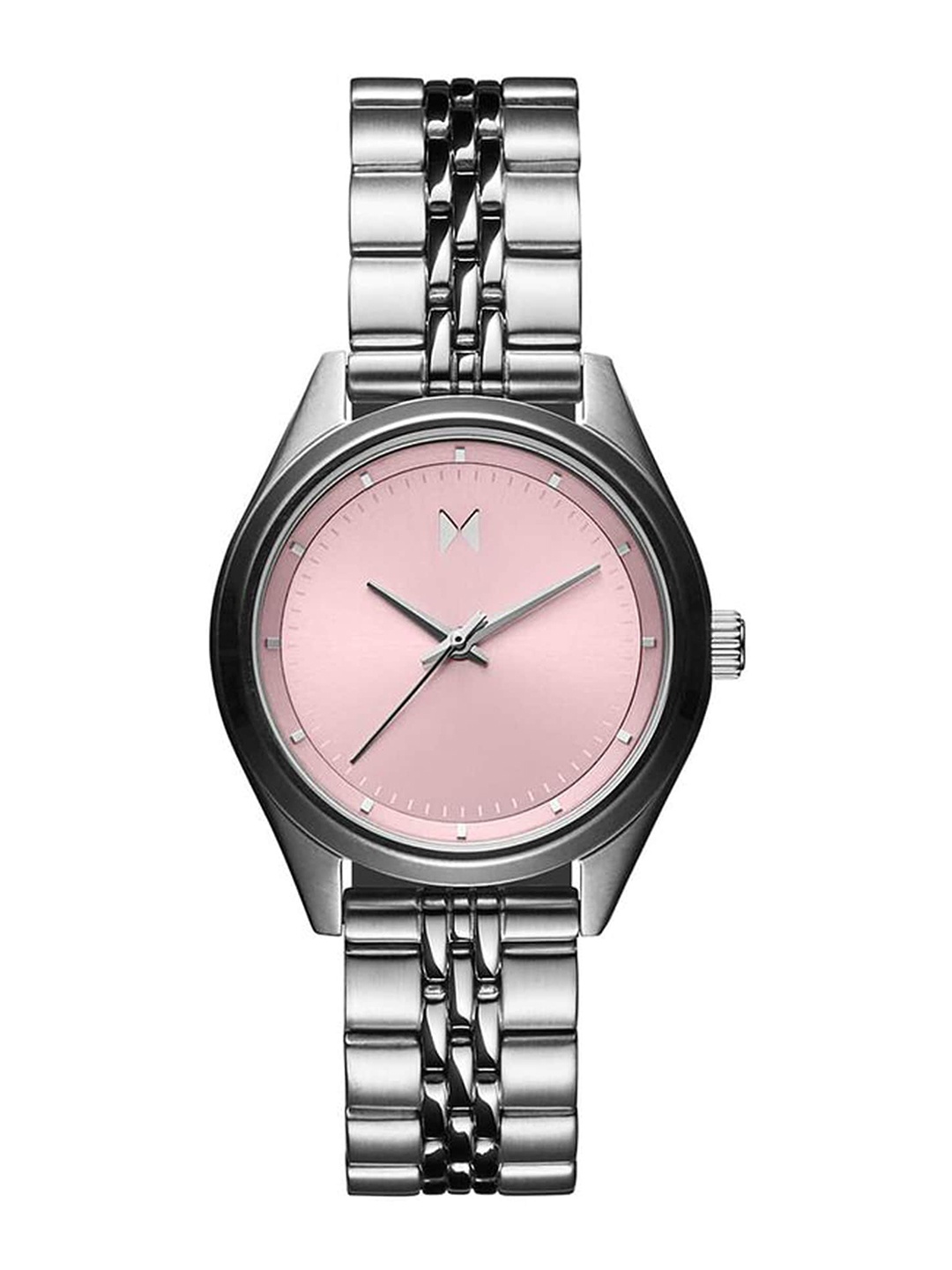 

MVMT Women Rise Mini Stainless Steel Bracelet Style Straps Analogue Watch 28000296-D, Pink