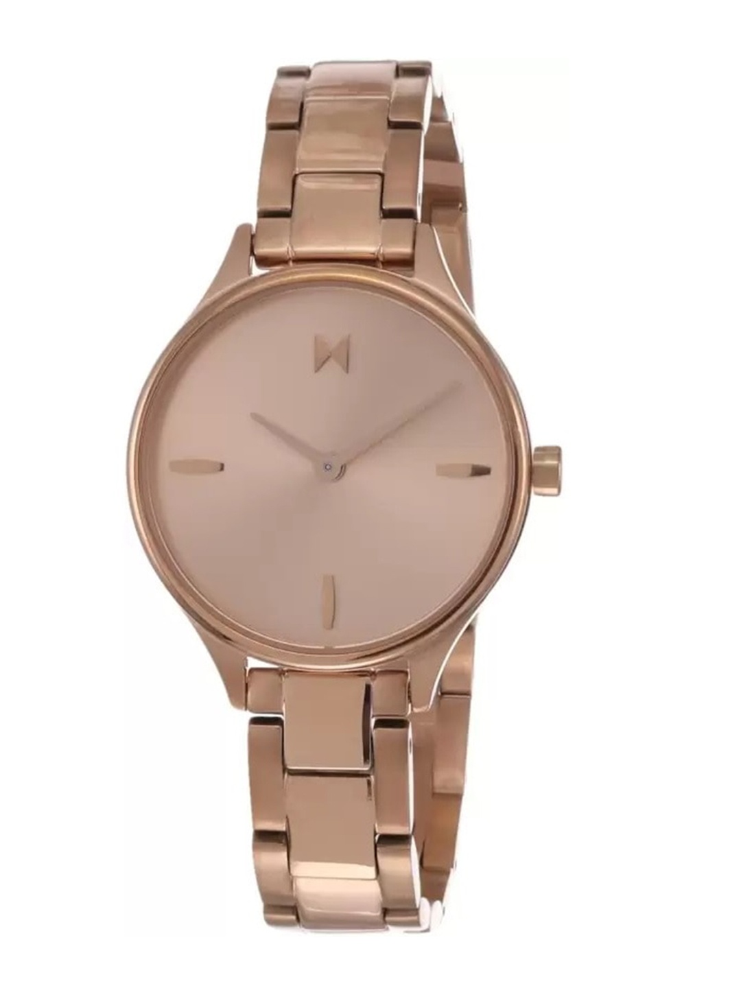 

MVMT Women Stainless Steel Bracelet Style Straps Analogue Watch-28000323-D, Rose gold
