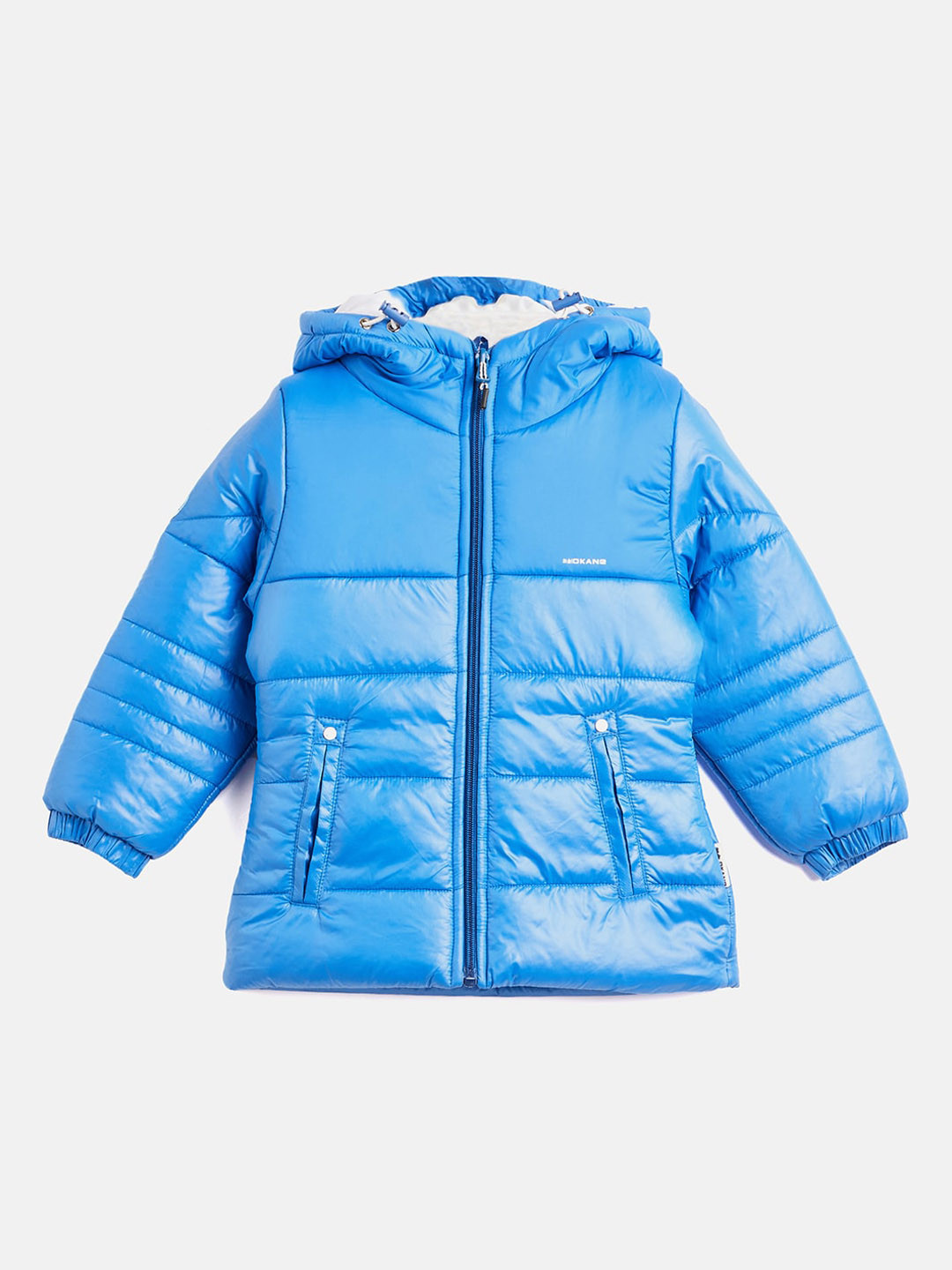 

Okane Girls Lightweight Hooded Padded Jacket, Blue