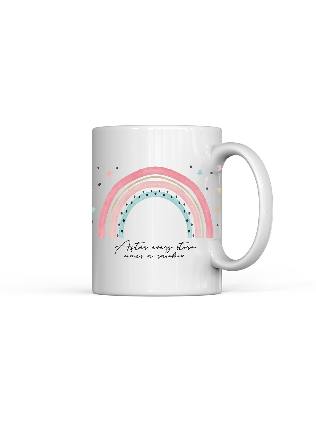 

Home Decor Expert White & Pink Typography Printed Ceramic Glossy Mug 300ml