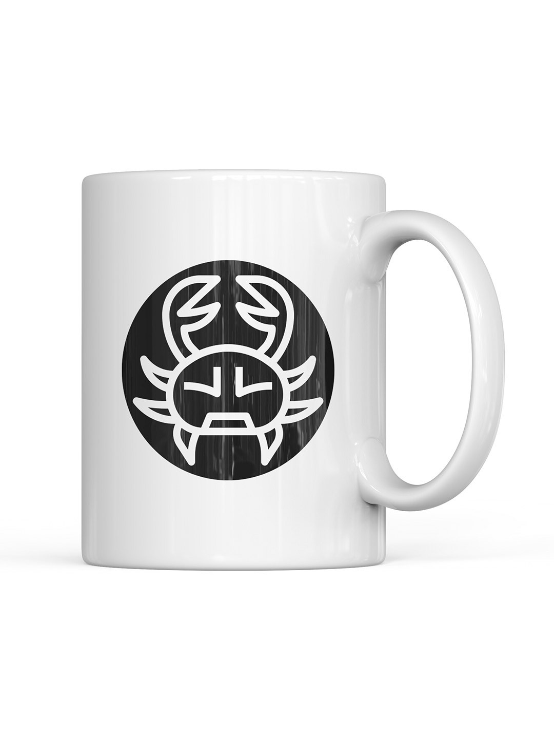 

Home Decor Expert White & Black Graphic Printed Ceramic Glossy Mug 300ml