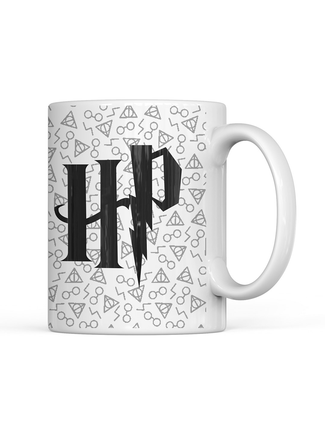 

Home Decor Expert White & Black Harry Potter Printed Ceramic Glossy Mugs 300ml