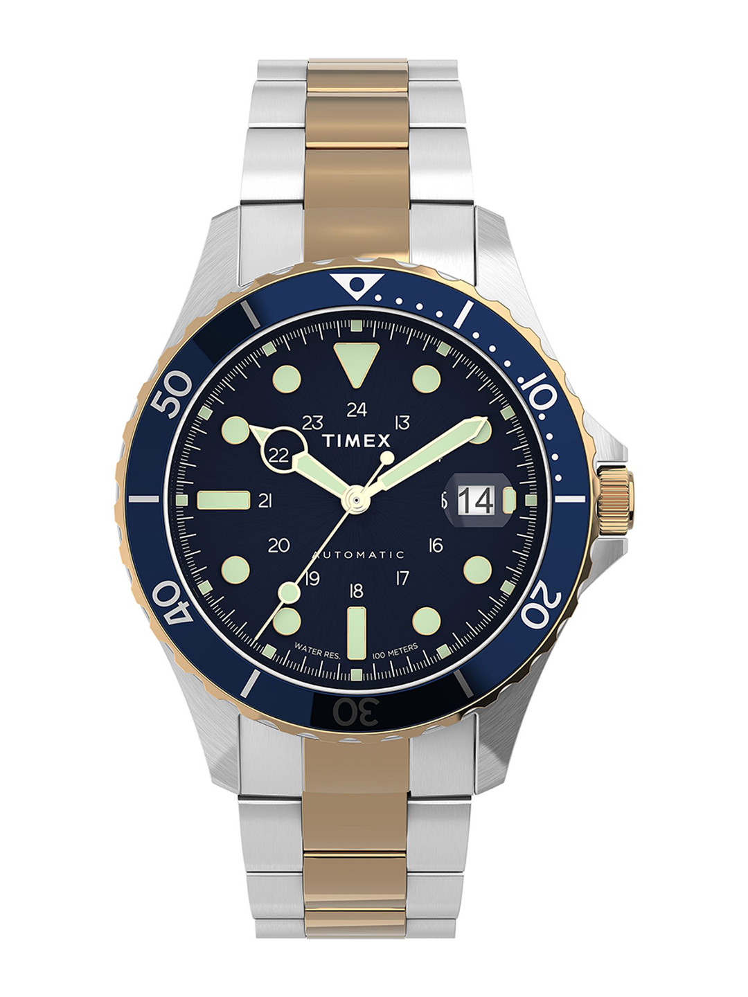 

Timex Trend Men Blue Stainless Steel Straps Analogue Watch TW2U83500UJ