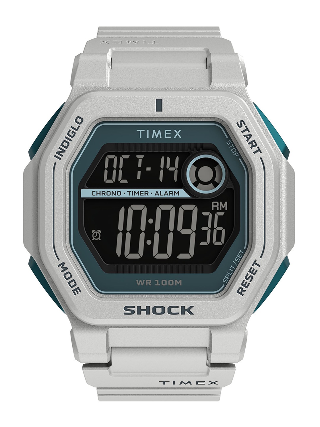 

Timex Trend Men Black Dial & White Straps Digital Watch TW2V63600UJ