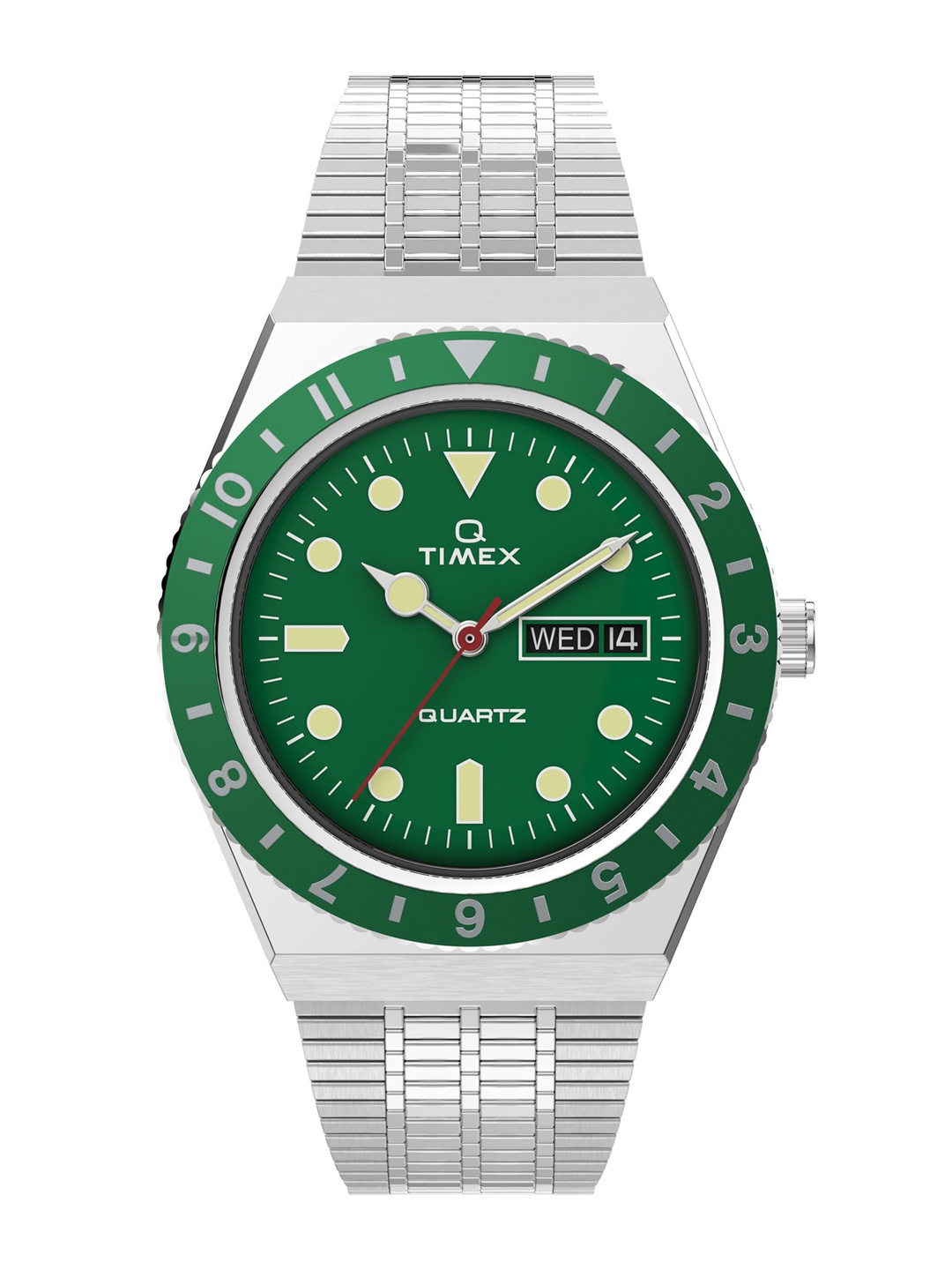 

Timex Men Dial & Stainless Steel Straps Analogue Watch TW2U61700U9, Green