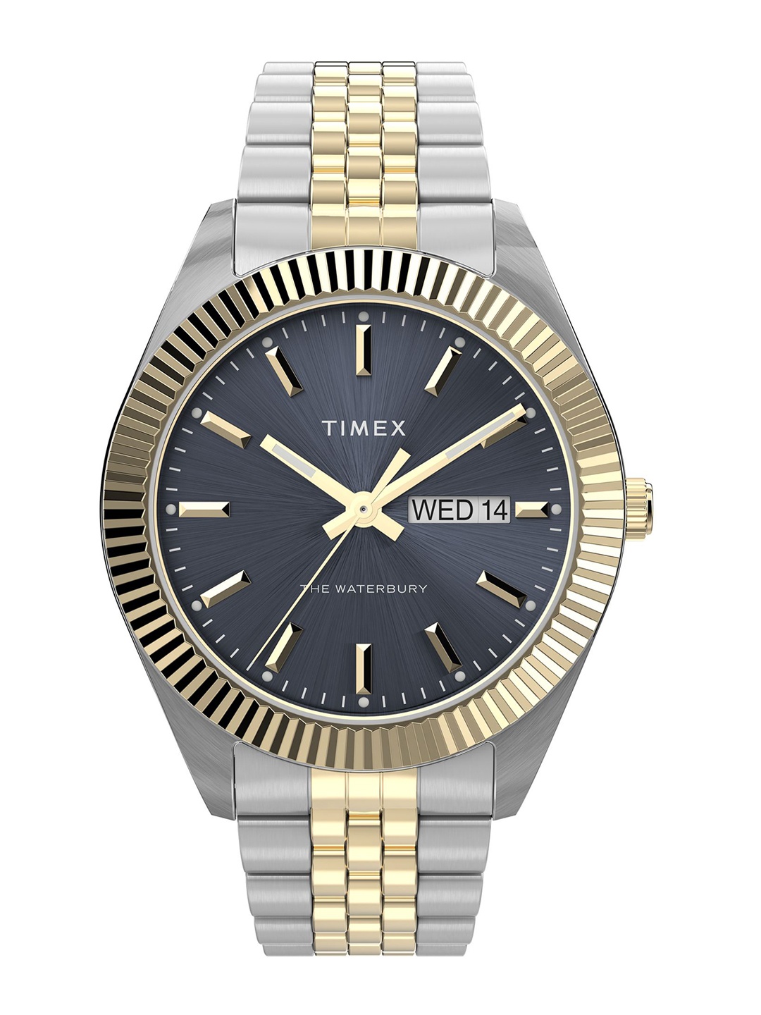 

Timex Men Stainless Steel Straps Analogue Watch TW2V17500UJ, Blue