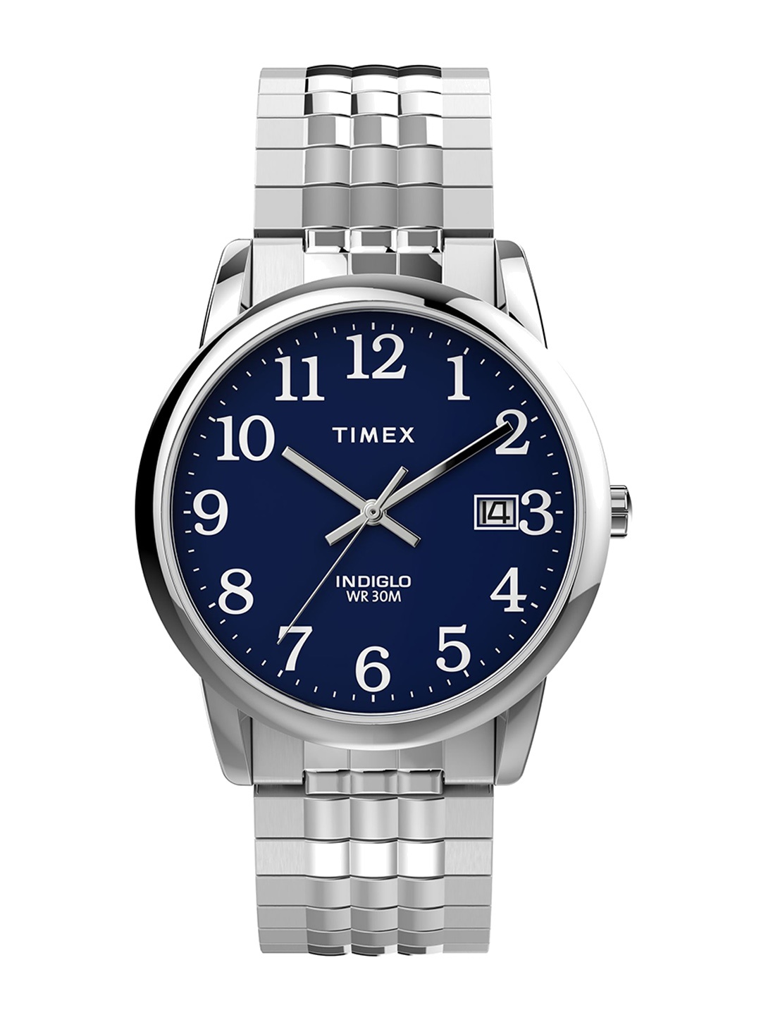 

Timex Men Stainless Steel Bracelet Style Straps Analogue Watch TW2V05500AP, Blue