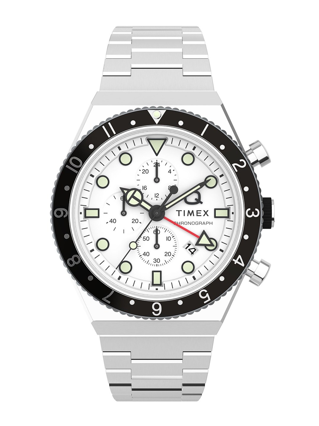 

Timex Men Stainless Steel Straps Analogue Watch TW2V69900UJ, White