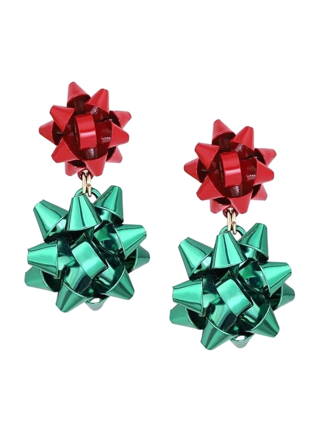 

EL REGALO Christmas Contemporary Drop Earrings, Gold