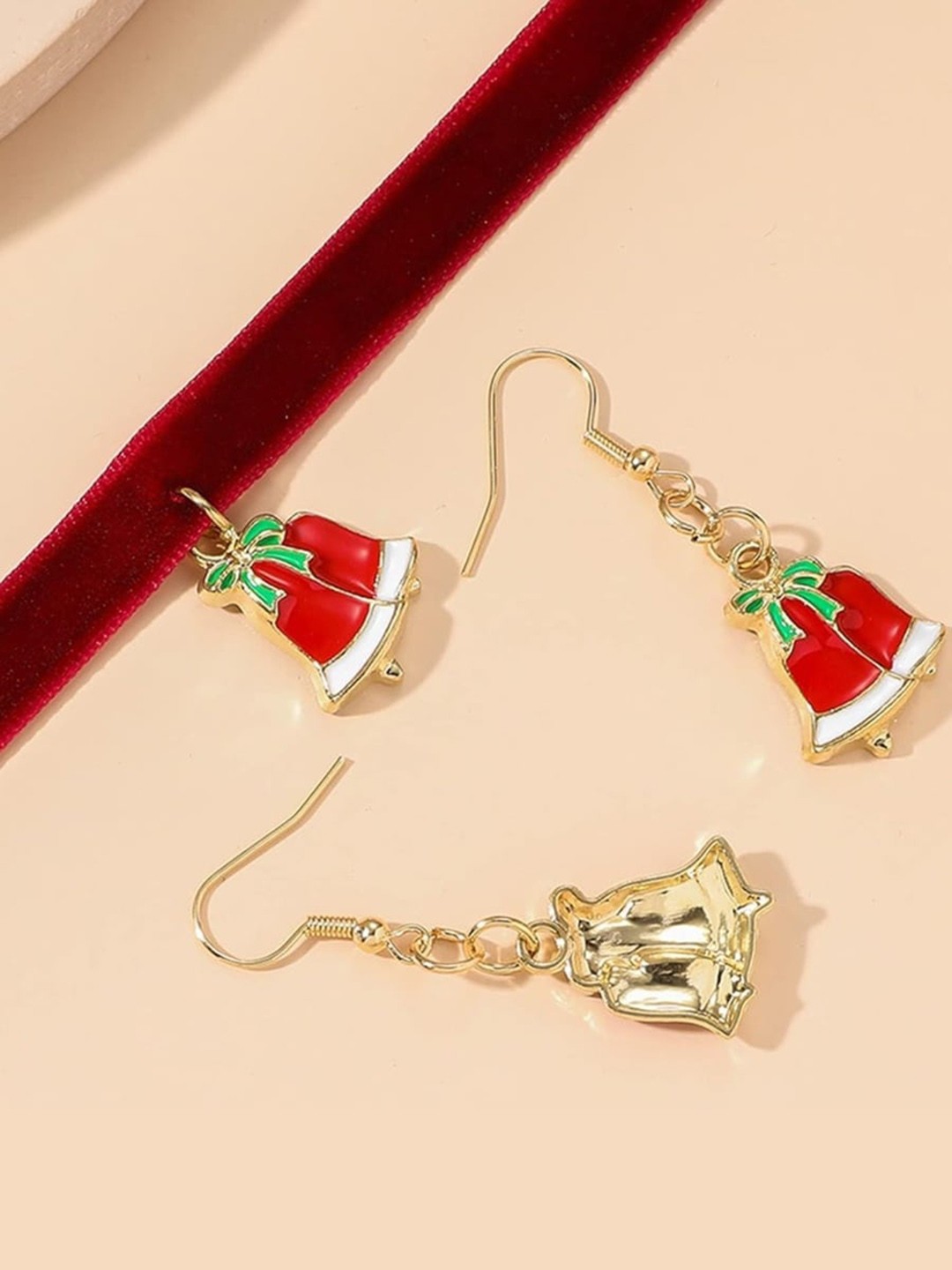 

EL REGALO Christmas Themed Jewellery Set, Red