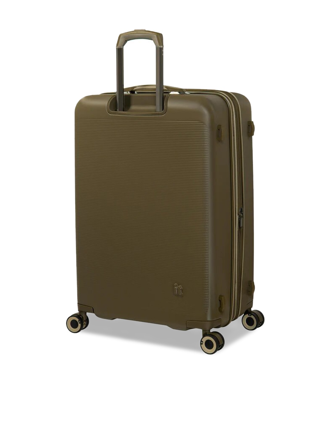 

IT luggage Rapidity Set Of 2 Textured Hard-Sided Trolley Suitcase - 106 L, Olive