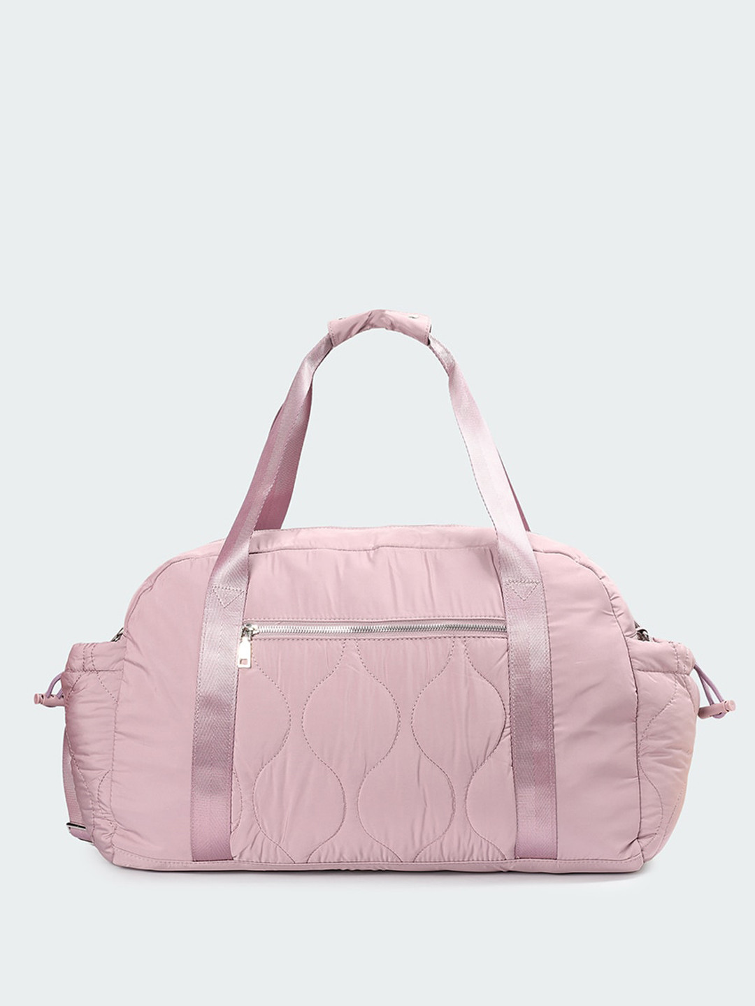 

max Self Design Duffle Bag, Pink