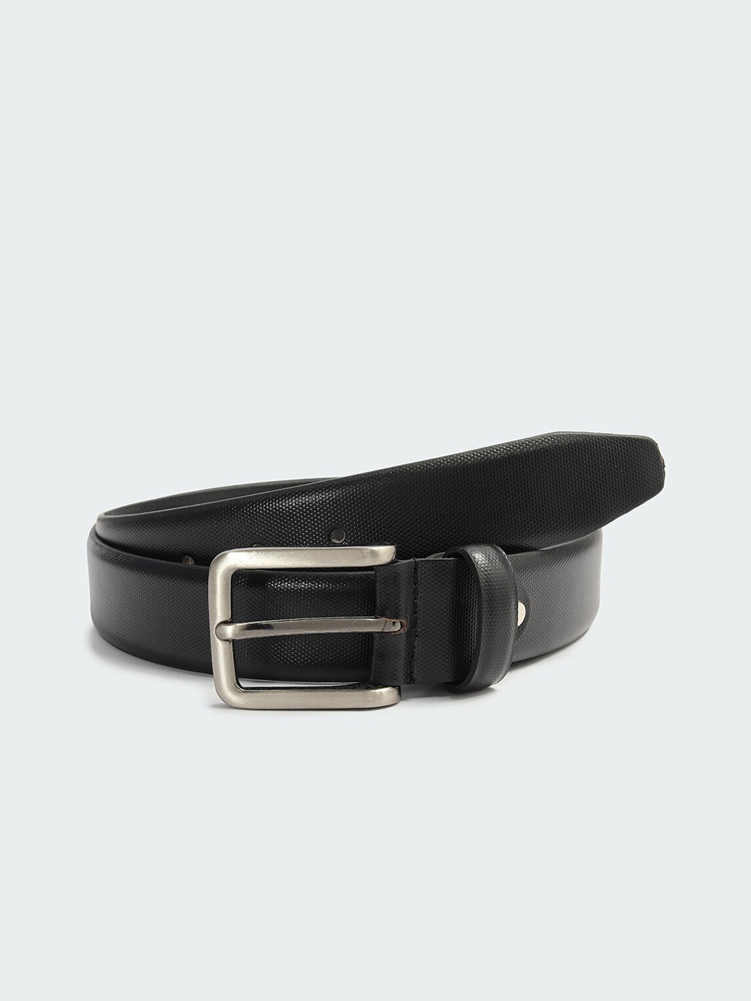 

max Men Black Leather Belt